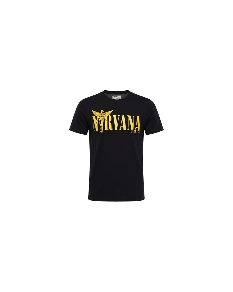 Replay TRIBUTE NIRVANA - TOPS - T-shirtsauf YOOX.COM Schwarz