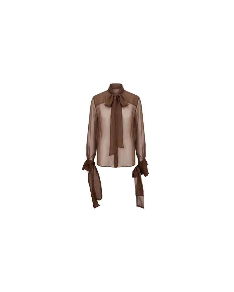 LaQuan Smith TOPS - Hemdenauf YOOX.COM Braun
