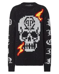 Philipp Plein Pullover Schwarz