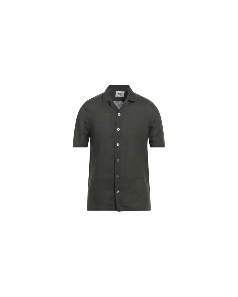 Alpha Studio TOPS - Hemdenauf YOOX.COM Dunkelgrün