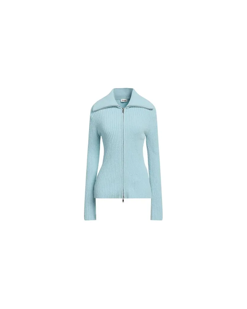 Nanushka STRICKWAREN - Strickjackenauf YOOX.COM Himmelblau