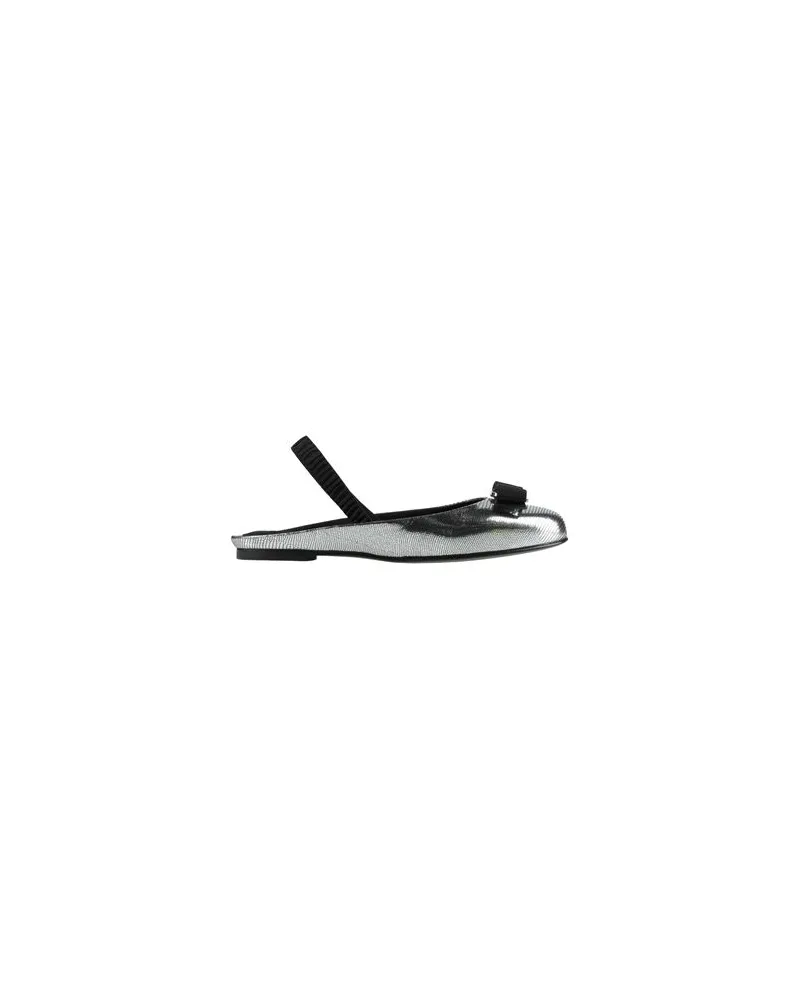 Ferragamo SCHUHE - Ballerinasauf YOOX.COM Silber