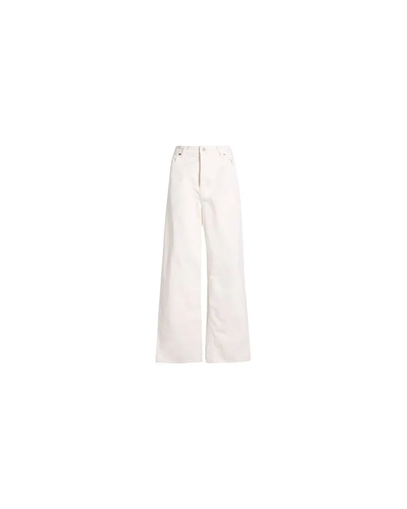 Victoria Beckham HOSEN & RÖCKE - Jeanshosenauf YOOX.COM Elfenbein