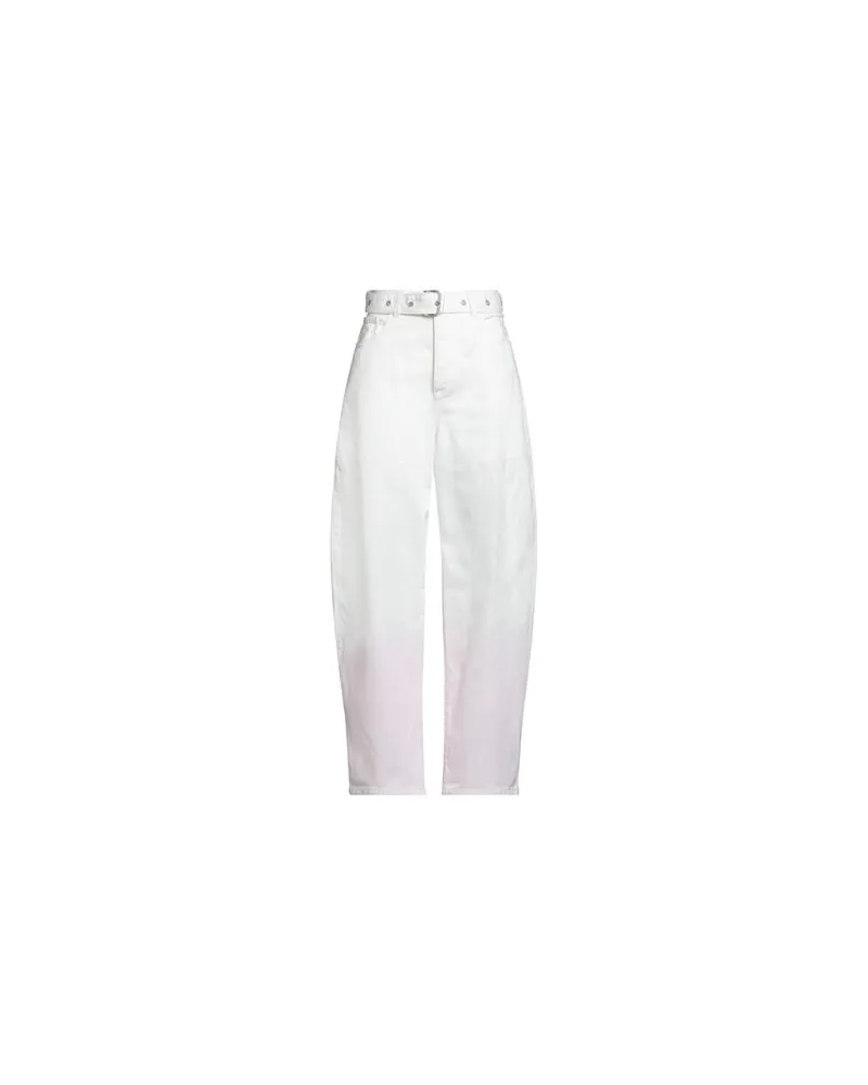 SSHEENA HOSEN & RÖCKE - Jeanshosenauf YOOX.COM Weiß