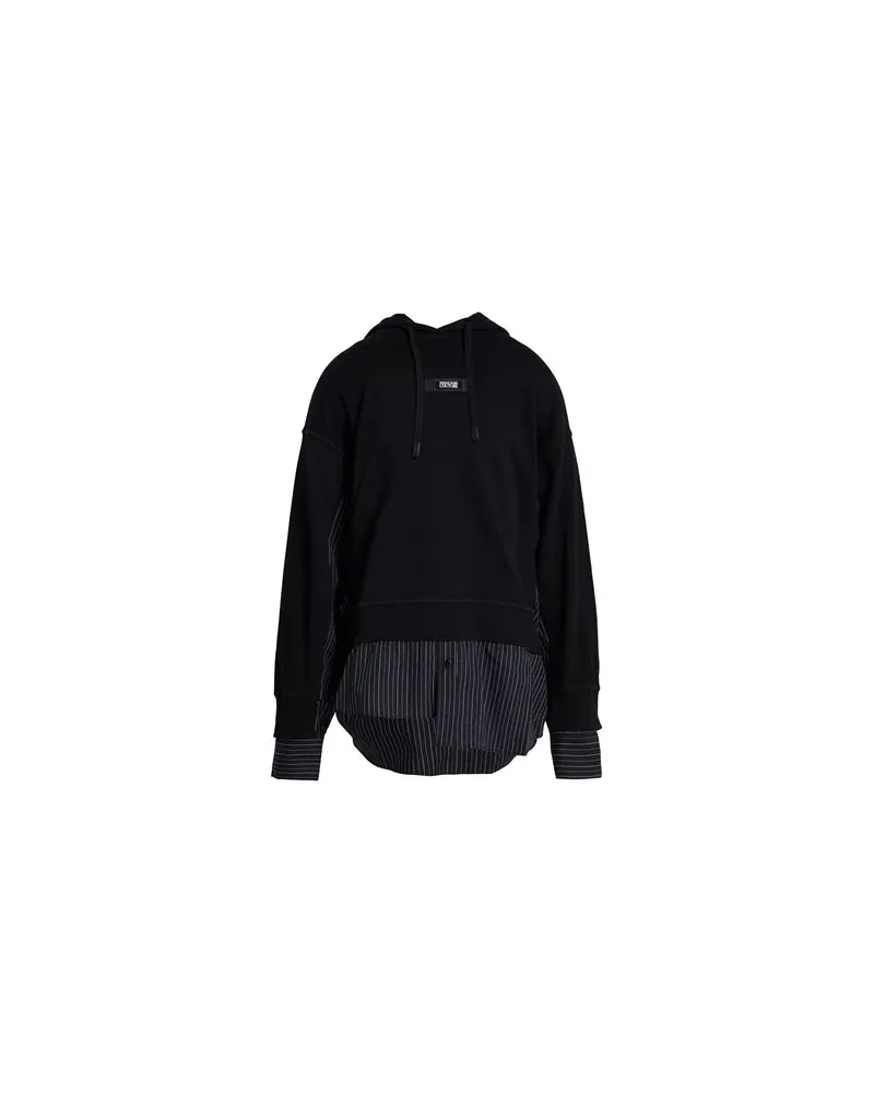 Versace Jeans TOPS - Sweatshirtsauf YOOX.COM Schwarz