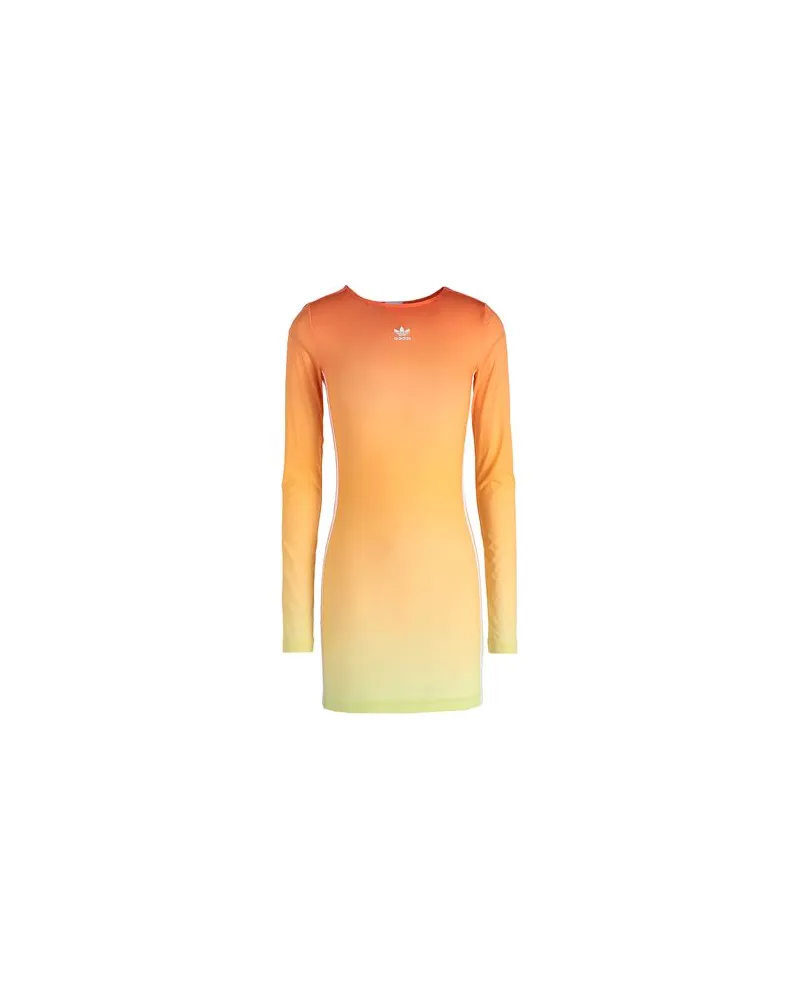 adidas AOP MINI DRESS  - KLEIDER - Mini-Kleiderauf YOOX.COM Mandarine