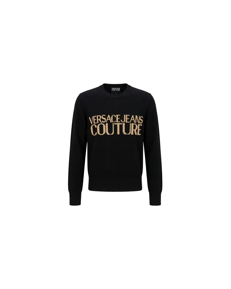 Versace Jeans STRICKWAREN - Pulloverauf YOOX.COM Schwarz