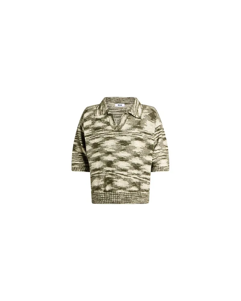 MSGM STRICKWAREN - Pulloverauf YOOX.COM Militärgrün