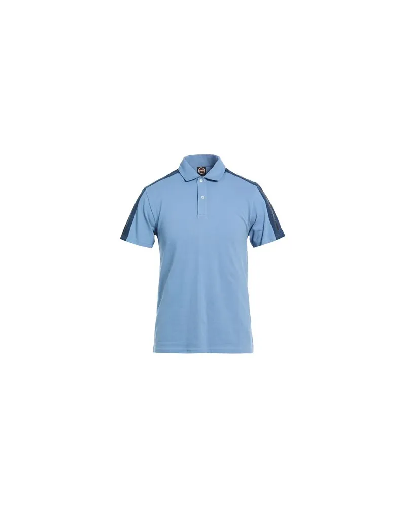 Colmar TOPS - Poloshirtsauf YOOX.COM Taubenblau