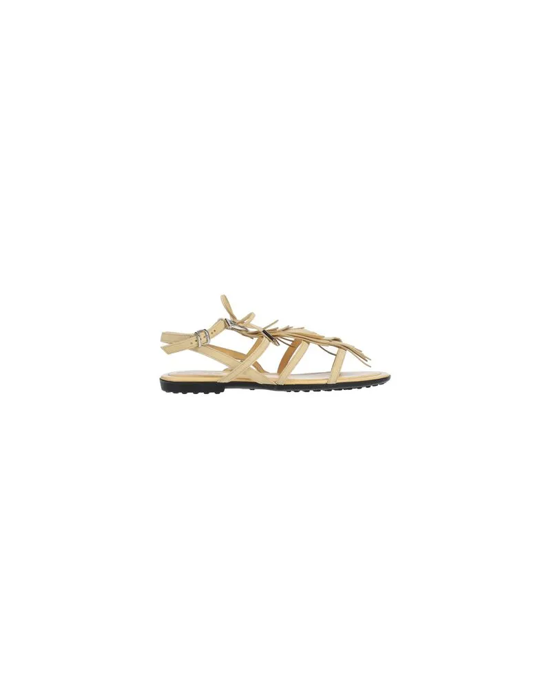 TOD'S SCHUHE - Sandalenauf YOOX.COM Pastellgelb