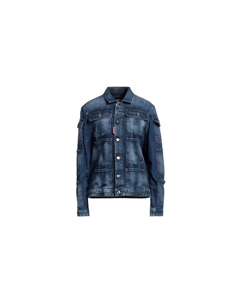Dsquared2 JACKEN & MÄNTEL - Jeansjacken/Mäntelauf YOOX.COM Blau