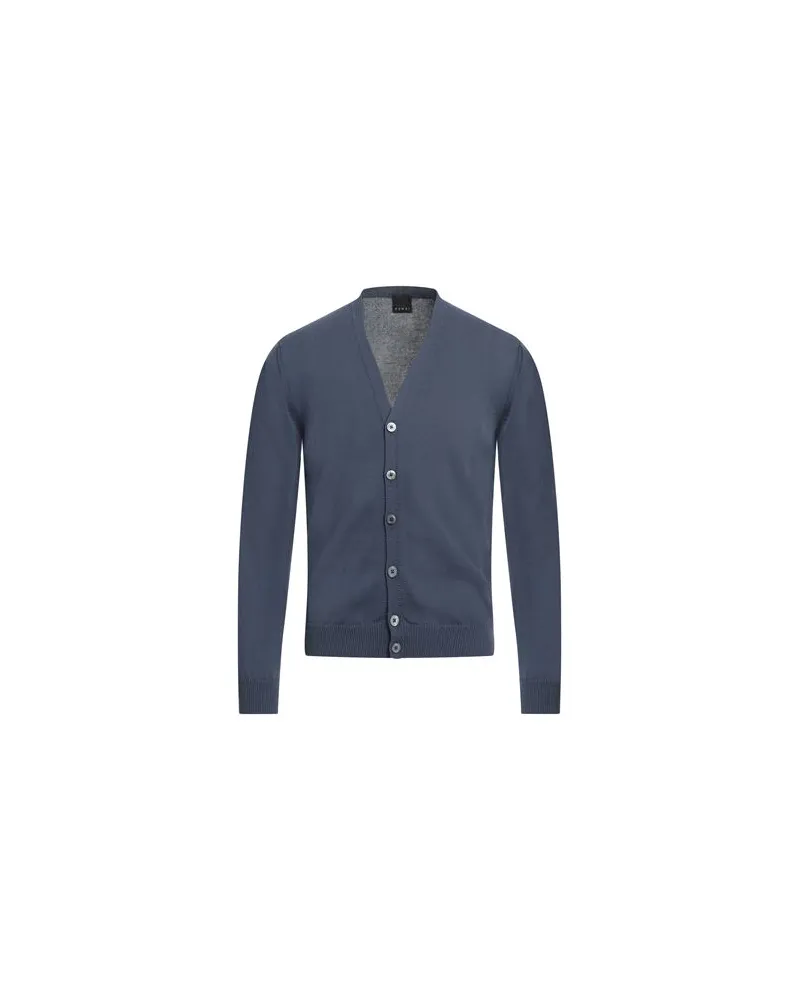 ANDREA FENZI STRICKWAREN - Strickjackenauf YOOX.COM Taubenblau