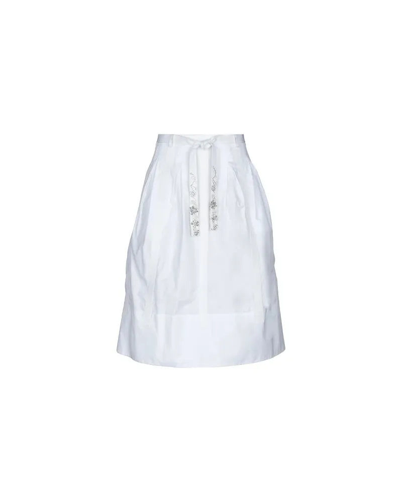 Ermanno Scervino HOSEN & RÖCKE - Midi-Röckeauf YOOX.COM Weiß