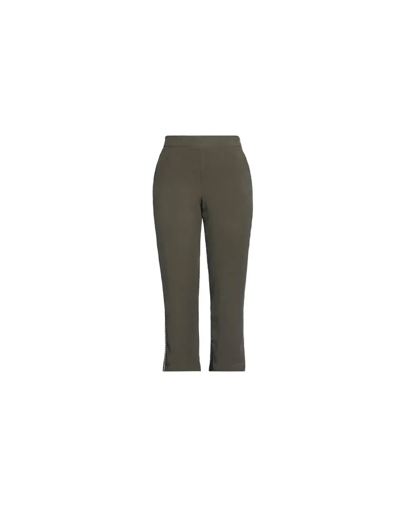 Icona By Kaos HOSEN & RÖCKE - Hosenauf YOOX.COM Militärgrün
