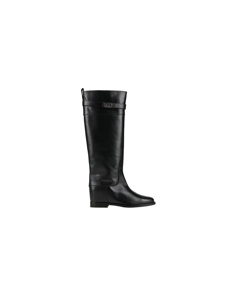 Via Roma 15 SCHUHE - Stiefelauf YOOX.COM Schwarz