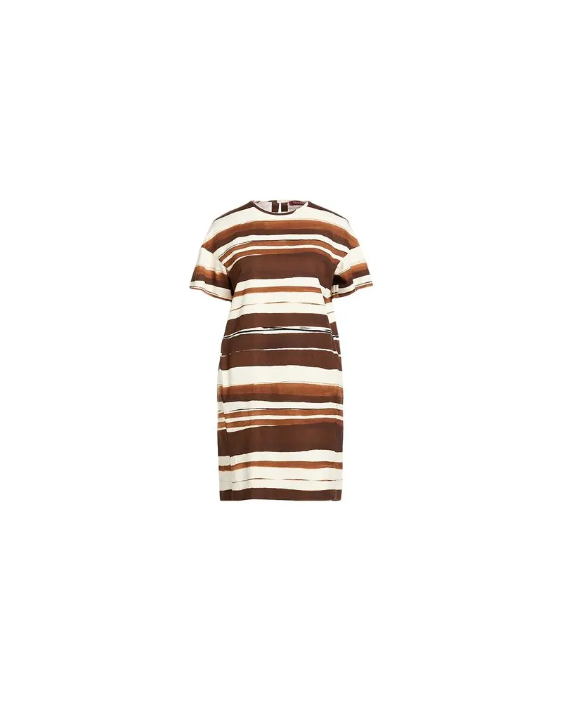 Max Mara KLEIDER - Mini-Kleiderauf YOOX.COM Dunkelbraun