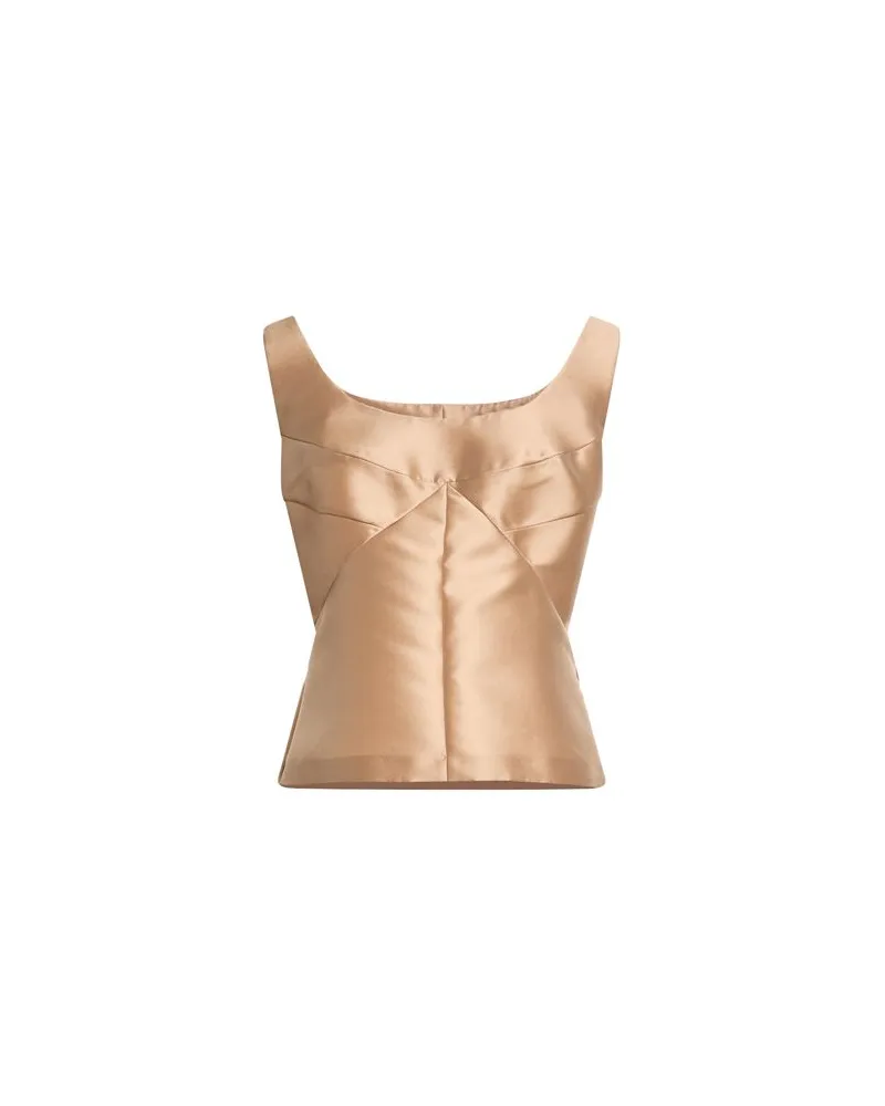 Alberta Ferretti TOPS - Topsauf YOOX.COM Sand