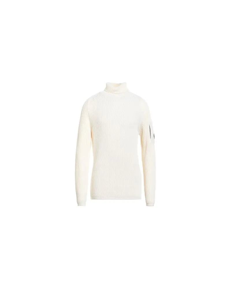 C.P. Company STRICKWAREN - Rollkragenpulloverauf YOOX.COM Cremeweiß