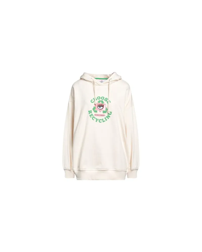 Chiara Ferragni TOPS - Sweatshirtsauf YOOX.COM Elfenbein