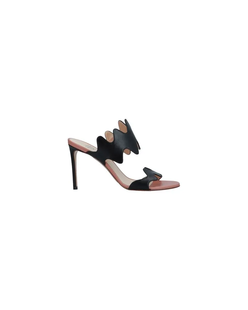 Francesco Russo SCHUHE - Sandalenauf YOOX.COM Schwarz