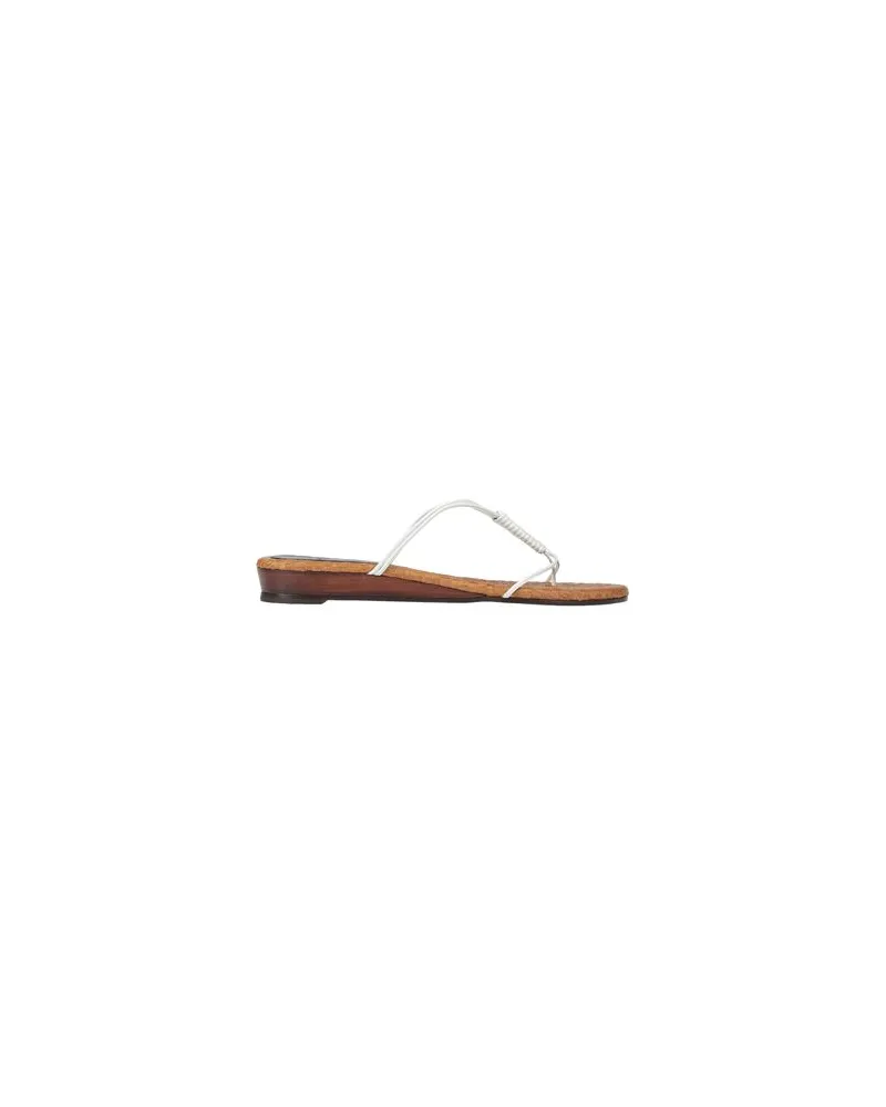 Hazy SCHUHE - Zehentrennerauf YOOX.COM Weiß