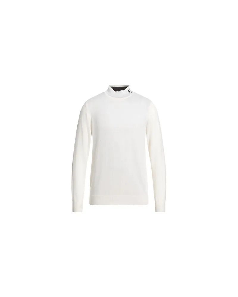 Armani Exchange STRICKWAREN - Rollkragenpulloverauf YOOX.COM Elfenbein