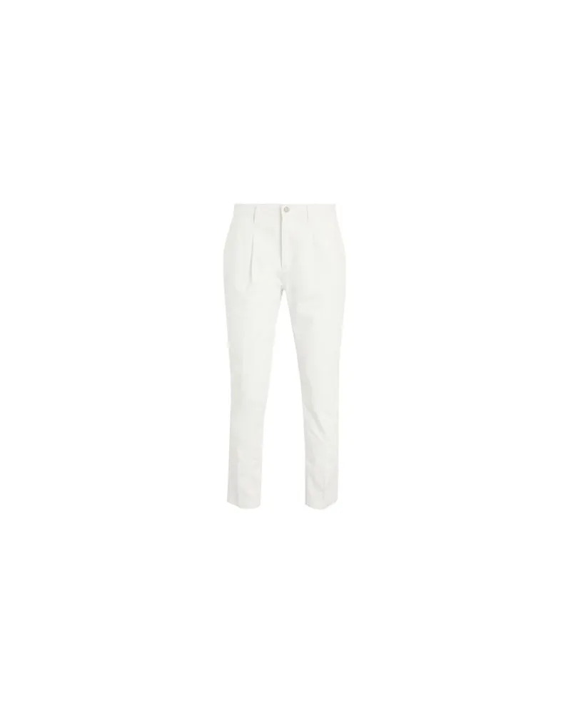 8 by Yoox ORGANIC COTTON DENIM CHINO PANTS - HOSEN & RÖCKE - Hosenauf YOOX.COM Weiß