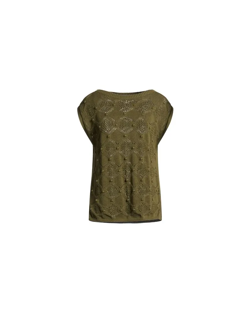 Max Mara STRICKWAREN - Pulloverauf YOOX.COM Militärgrün