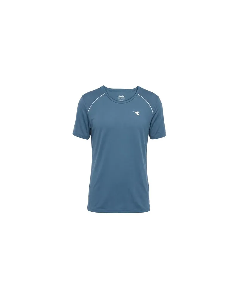 Diadora TOPS - T-shirtsauf YOOX.COM Taubenblau