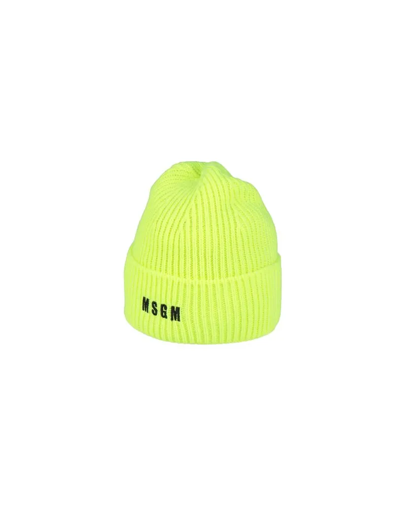 MSGM ACCESSOIRES - Mützen & Hüteauf YOOX.COM Pastellgelb