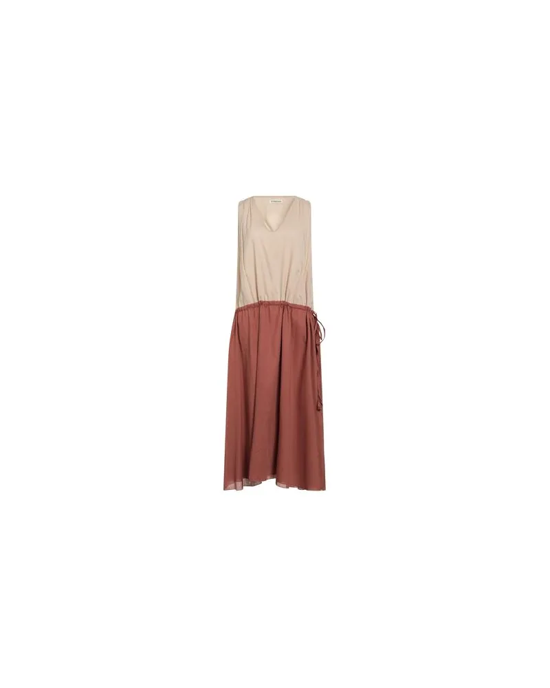 La Fabrique KLEIDER - Maxi-Kleiderauf YOOX.COM Rostrot