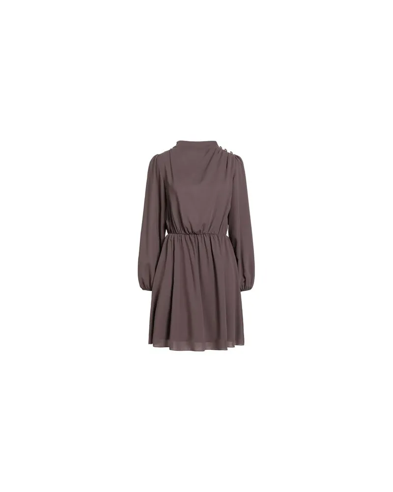 YES ZEE by Essenza URBAN CHIC - KLEIDER - Mini-Kleiderauf YOOX.COM Maulwurfsgrau