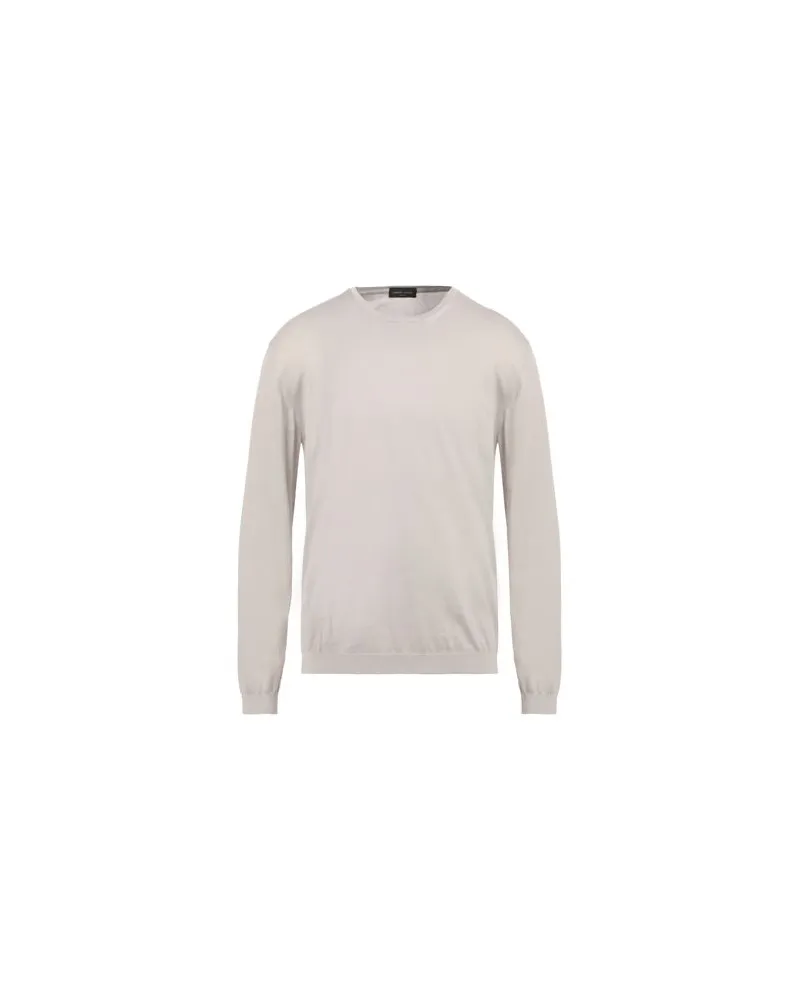Roberto Collina SEA ISLAND - STRICKWAREN - Pulloverauf YOOX.COM Hellgrau