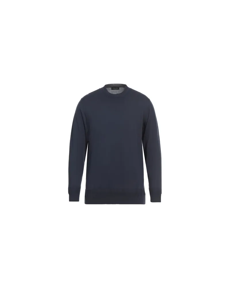 Roberto Collina SEA ISLAND - STRICKWAREN - Pulloverauf YOOX.COM Marineblau