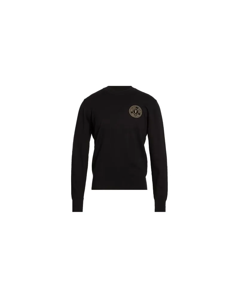 Versace Jeans STRICKWAREN - Pulloverauf YOOX.COM Schwarz