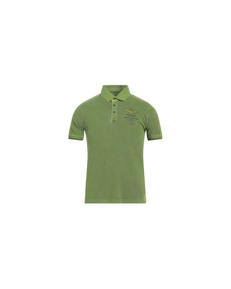 Aeronautica Militare TOPS - Poloshirtsauf YOOX.COM Limettengrün