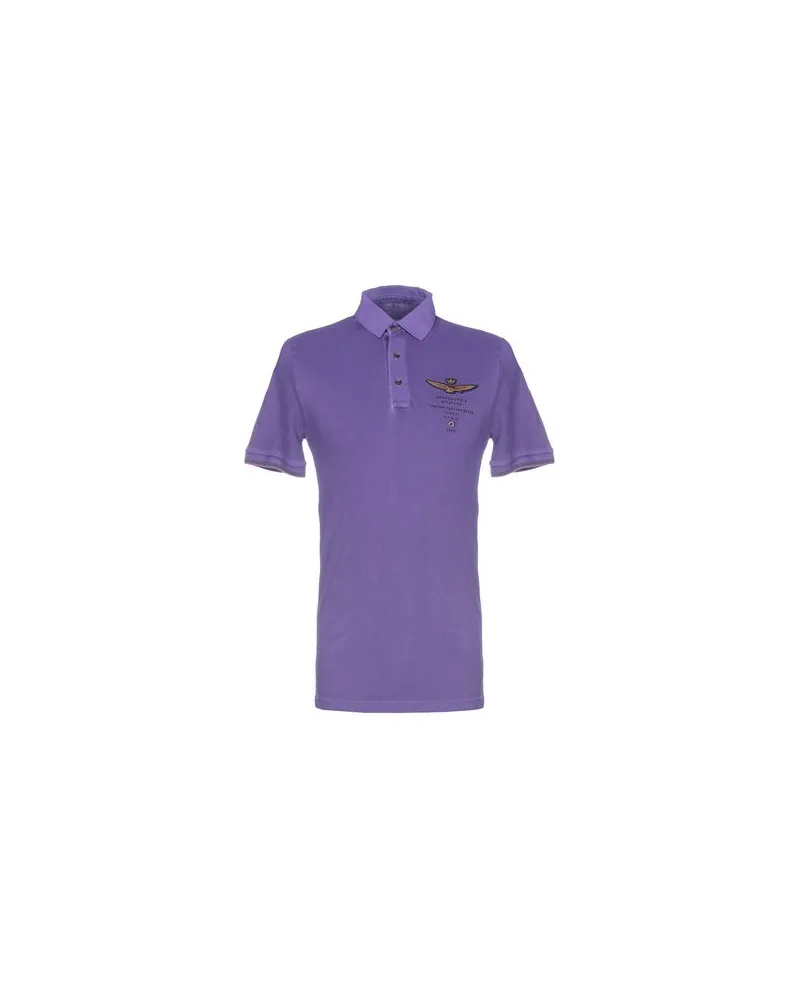 Aeronautica Militare TOPS - Poloshirtsauf YOOX.COM Violett