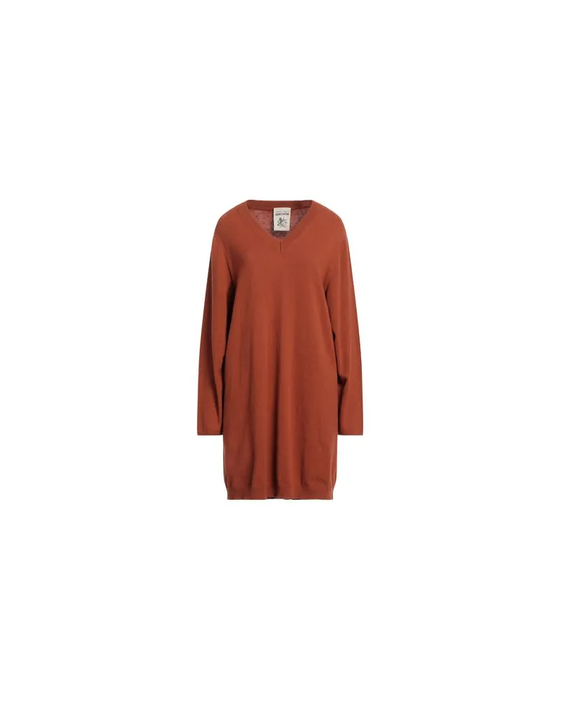 Semicouture KLEIDER - Mini-Kleiderauf YOOX.COM Rostrot