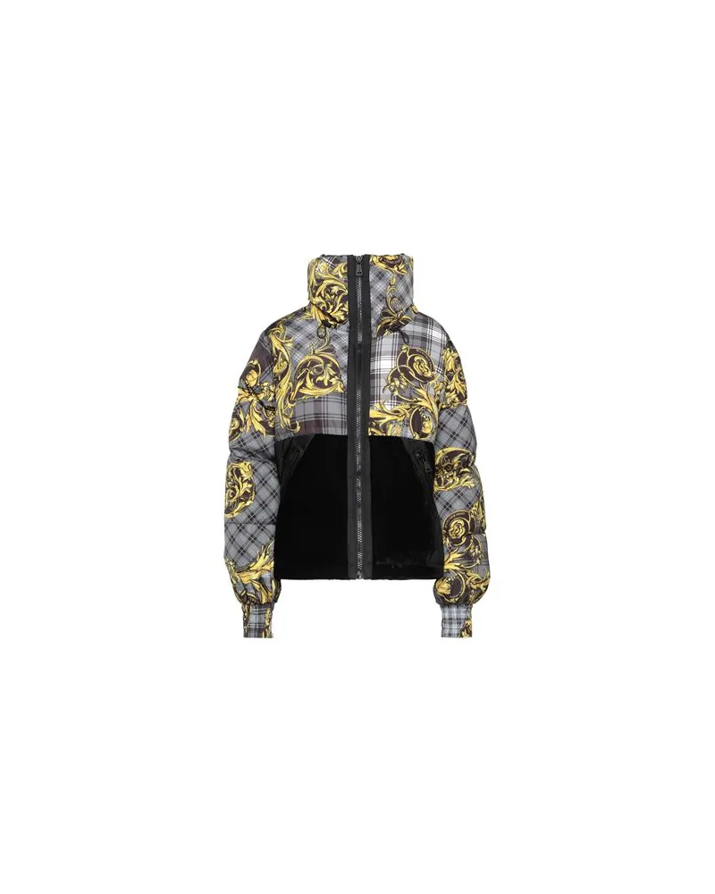 Versace Jeans JACKEN & MÄNTEL - Pufferjacken & Daunenjackenauf YOOX.COM Schwarz