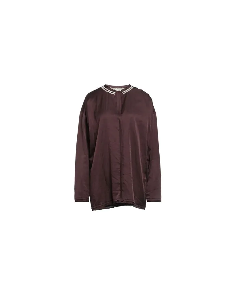 ALYSI CRÈME - TOPS - Topsauf YOOX.COM Schokobraun