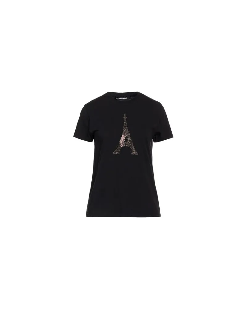 Karl Lagerfeld TOPS - T-shirtsauf YOOX.COM Schwarz