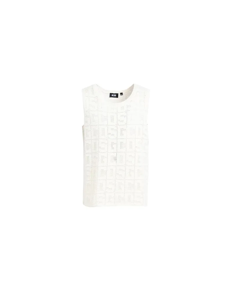 GCDS STRICKWAREN - Pulloverauf YOOX.COM Elfenbein