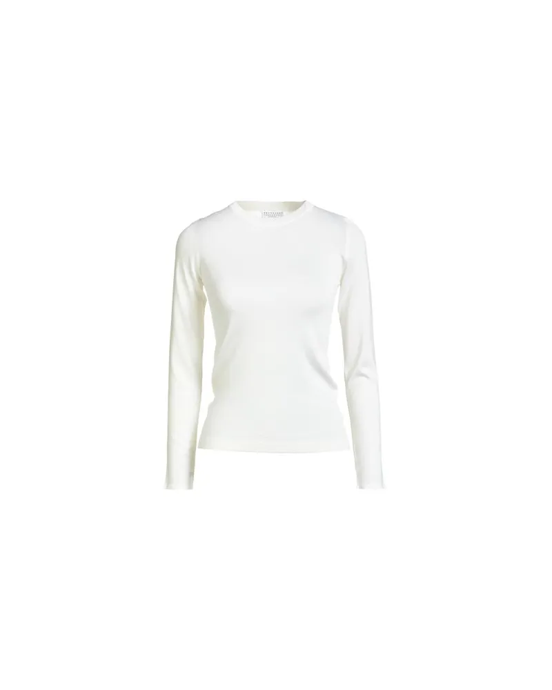Brunello Cucinelli STRICKWAREN - Pulloverauf YOOX.COM Elfenbein