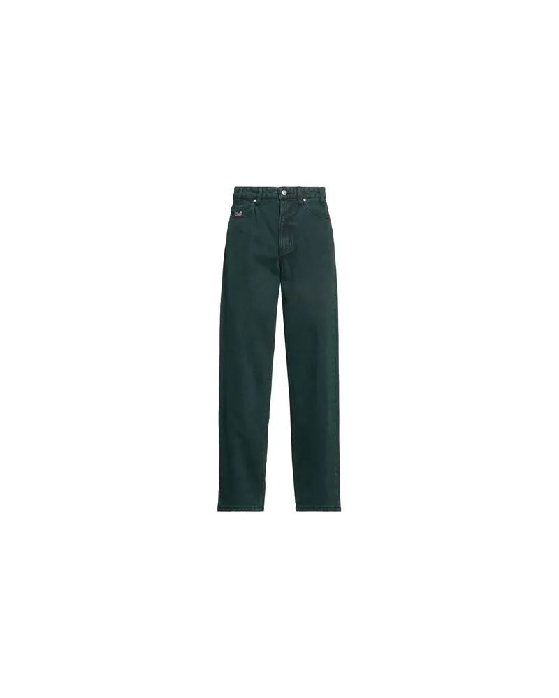 HUF HOSEN & RÖCKE - Jeanshosenauf YOOX.COM Dunkelgrün