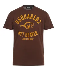 Dsquared2 T-shirts Braun