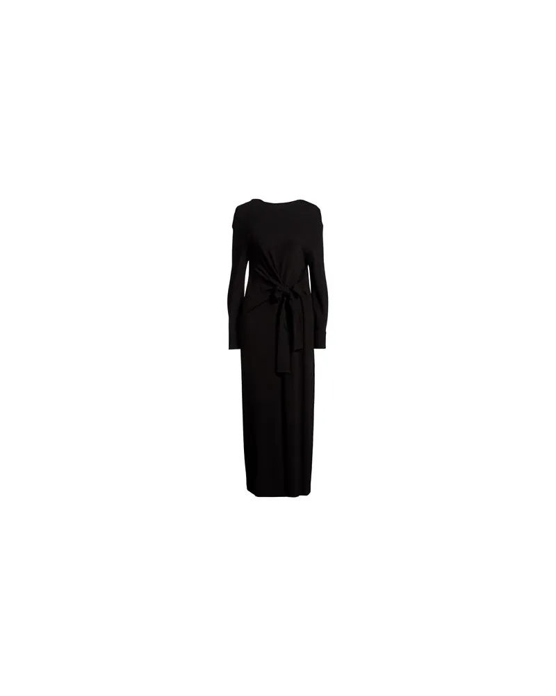 TELA KLEIDER - Maxi-Kleiderauf YOOX.COM Schwarz