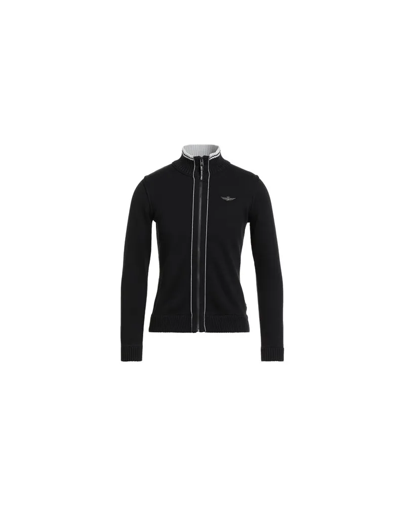 Aeronautica Militare STRICKWAREN - Strickjackenauf YOOX.COM Schwarz