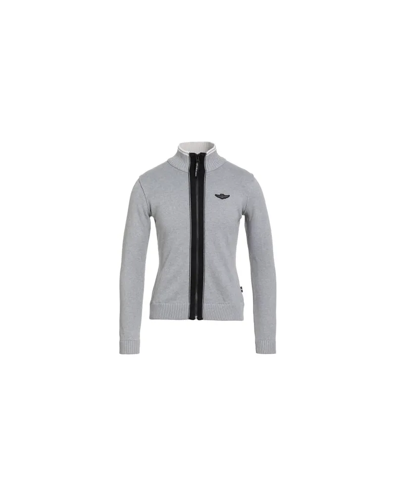 Aeronautica Militare STRICKWAREN - Strickjackenauf YOOX.COM Grau