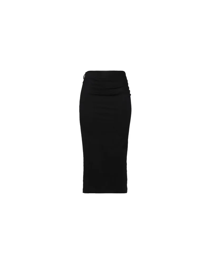 Kaos HOSEN & RÖCKE - Midi-Röckeauf YOOX.COM Schwarz