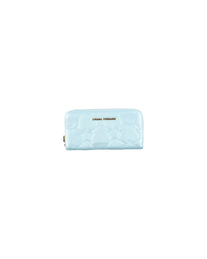Chiara Ferragni Kleinlederwaren - Brieftaschenauf YOOX.COM Himmelblau